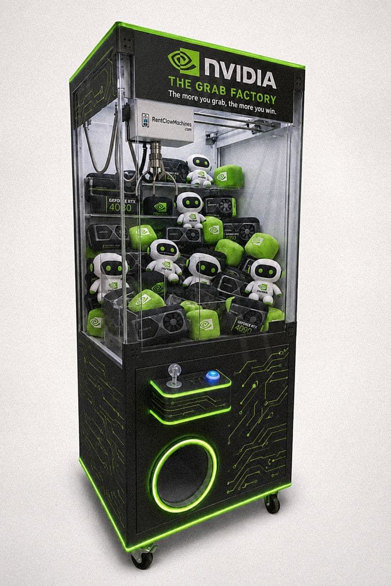 NVIDIA branded Event Claw 31L example build: The Grab Factory