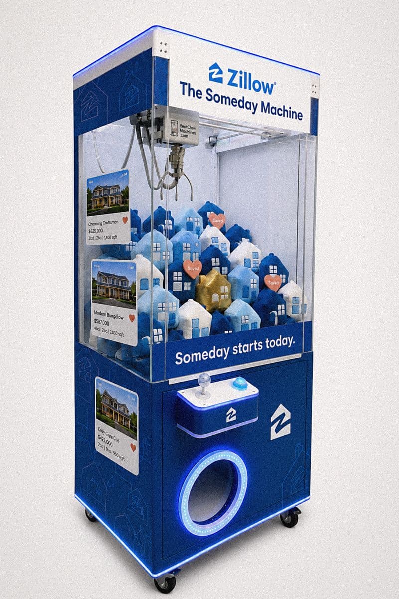 Zillow branded Event Claw 31L example build: The Someday Machine